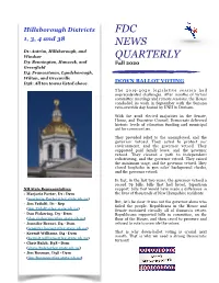 FDC Fall 2020 Newsletter