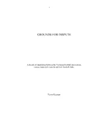 Grounds for Dispute