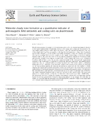 Meteorite Cloudy Zone Formation As a Quantitative Indicator of Paleomagnetic Field Intensities and Cooling Rates on Planetesimal