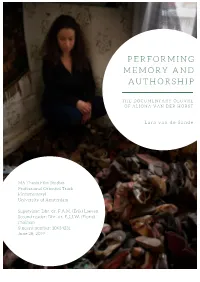 Performing Memory and Authorship