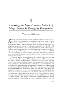Assessing the Infrastructure Impact of Mega-Events in Emerging Economies