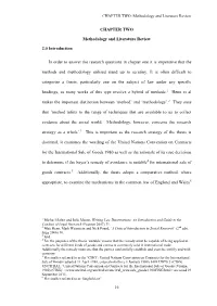 CHAPTER TWO Methodology and Literature Review 2.0 Introduction