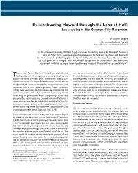 Deconstructing Howard Through the Lens of Hall: Lessons from the Garden City Reformer