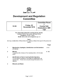 Development and Regulation Committee