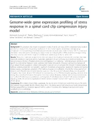 Genome-Wide Gene Expression Profiling of Stress Response in A