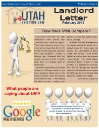 How Does Utah Compare? What People Are