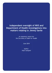 Inquiries, Investigations and Reviews