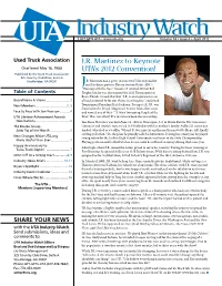 J.R. Martinez to Keynote UTA's 2012 Convention!