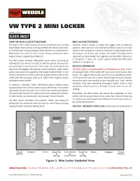 Vw Type 2 Mini Locker