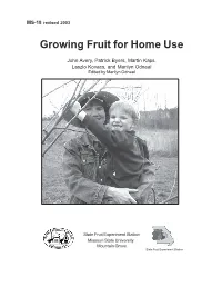 Growing Fruit for Home Use