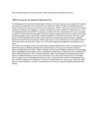 Interspecific and Intergeneric Hybridization Data
