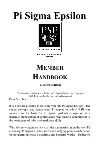 Member Handbook 10Th Ed.Qxd