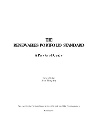 The Renewables Portfolio Standard