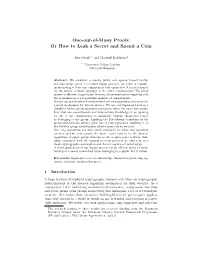 One-Out-Of-Many Proofs: Or How to Leak a Secret and Spend a Coin