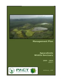 Table 1: Protected Area Management Categories in Belize