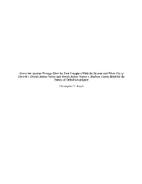 How the Past Conspires with the Present and What City of Sherrill V
