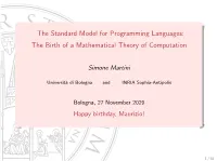 The Birth of a Mathematical Theory of Computation