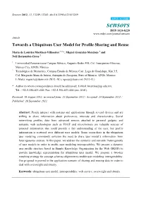 Towards a Ubiquitous User Model for Profile Sharing and Reuse