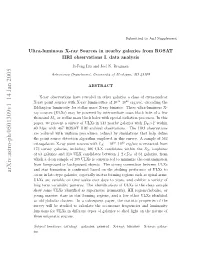 Ultra-Luminous X-Ray Sources in Nearby Galaxies from ROSAT HRI Observations I. Data Analysis