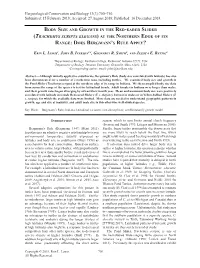 Body Size and Growth in the Red-Eared Slider (Trachemys Scripta Elegans) at the Northern Edge of Its Range: Does Bergmann’S Rule Apply?