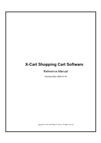 X-Cart Shopping Cart Software