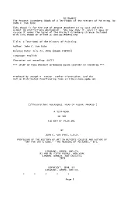 B17564402 the Project Gutenberg Ebook of a Text-Book of the History of Painting, by John C