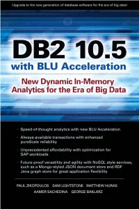 DB2 10.5 with BLU Acceleration / Zikopoulos / 349-2