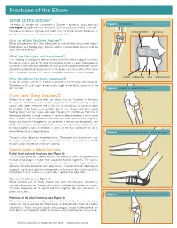 Fractures of the Elbow