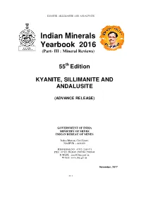 Kyanite-Sillimanite-Andalusite 2016.Pmd