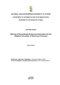 Sharing of Semantically Enhanced Information for the Adaptive Execution of Business Processes