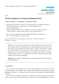 The Development of Aromas in Ruminant Meat