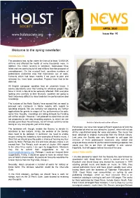 The Spring Newsletter