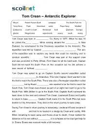 Tom Crean Resources