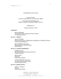 Uncorrected Transcript