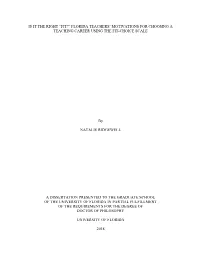 University of Florida Thesis Or Dissertation Formatting
