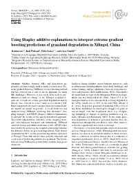 Using Shapley Additive Explanations to Interpret Extreme Gradient Boosting Predictions of Grassland Degradation in Xilingol, China