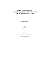 Winning Fellowship Proposals: Predissertation Fellowship Proposals