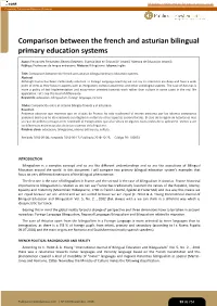 Comparison Between the French and Asturian Bilingual Primary Education Systems