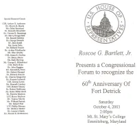 Fort Detrick 60Th Anv. 2003