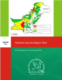 Pakistan Security Report 2010