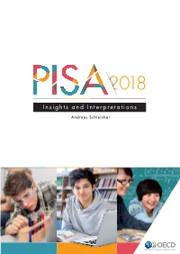 PISA 2018 Insights and Interpretations