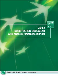 Registration Document And