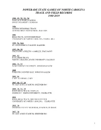 Time State Games Records