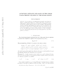 Asymptotic Estimates for Roots of the Cuboid Characteristic Equation in the Case of the Second Cuboid Conjecture, E-Print Arxiv:1505.00724 In