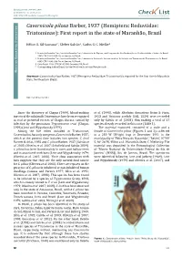 Chec List ISSN 1809-127X (Available at Journal of Species Lists and Distribution