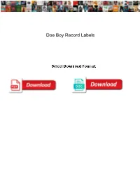 Doe Boy Record Labels