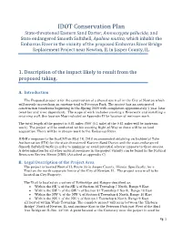 IDOT Conservation Plan