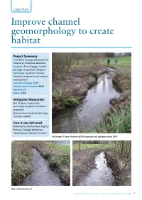 Improve Channel Geomorphology to Create Habitat