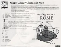 Julius Caesar Character Map the Allegiances Of