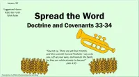 Lesson 39 D&C 33-34 Spread the Word